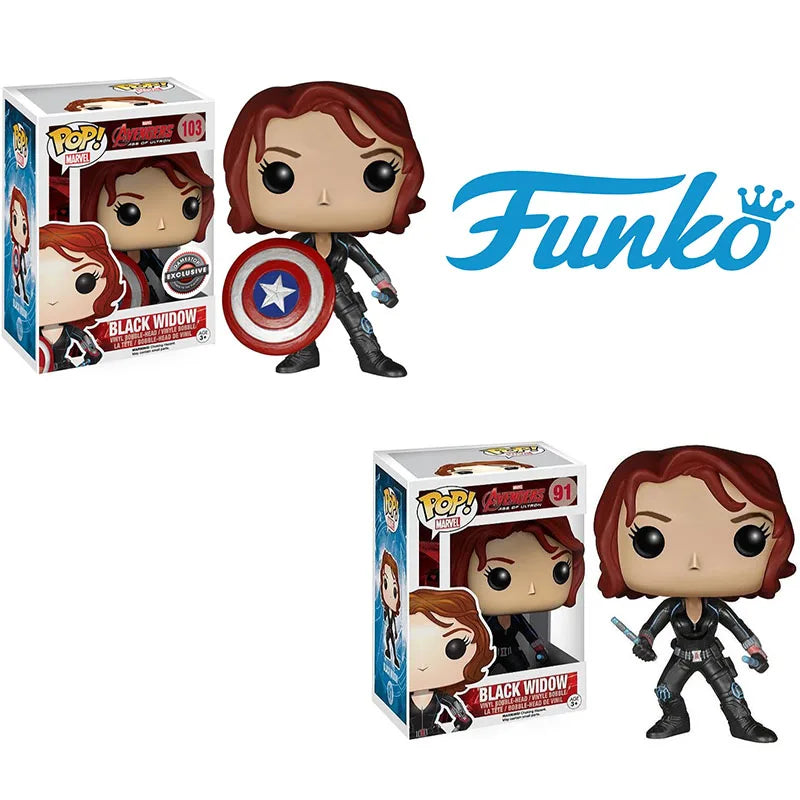 Funko Pop Avengers Black Widow Figur - Captain America Schild #103