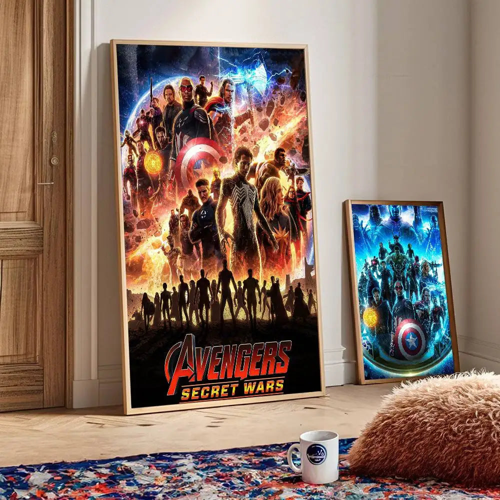 Avengers Secret Wars Poster – Kosmische Explosion Team-Design