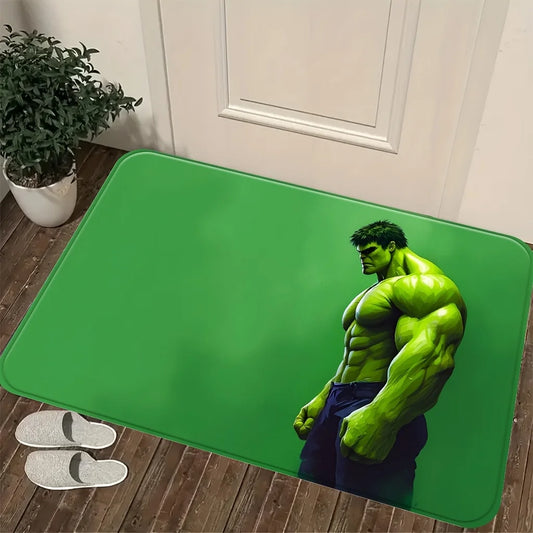 Avengers Hulk Teppich – Grünes Brustprofil