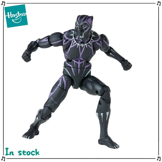 Hasbro Marvel Legends Black Panther Actionfigur – Schwarz-violetter Anzug, beweglich