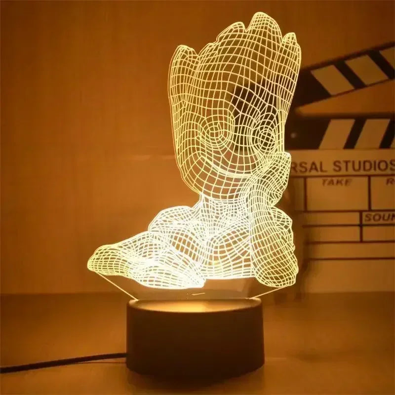 LED-Lampe Avengers Helden-Cape – 3D 18cm