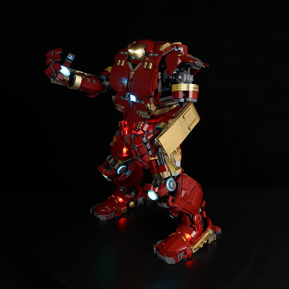 LED-Beleuchtungsset für LEGO Hulkbuster 76210 – Komplettbeleuchtung
