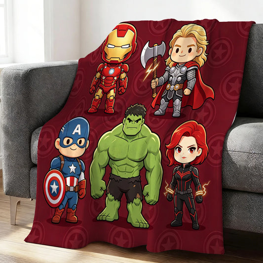 Fleece-Plaid Avengers Chibi – Team Bordeaux