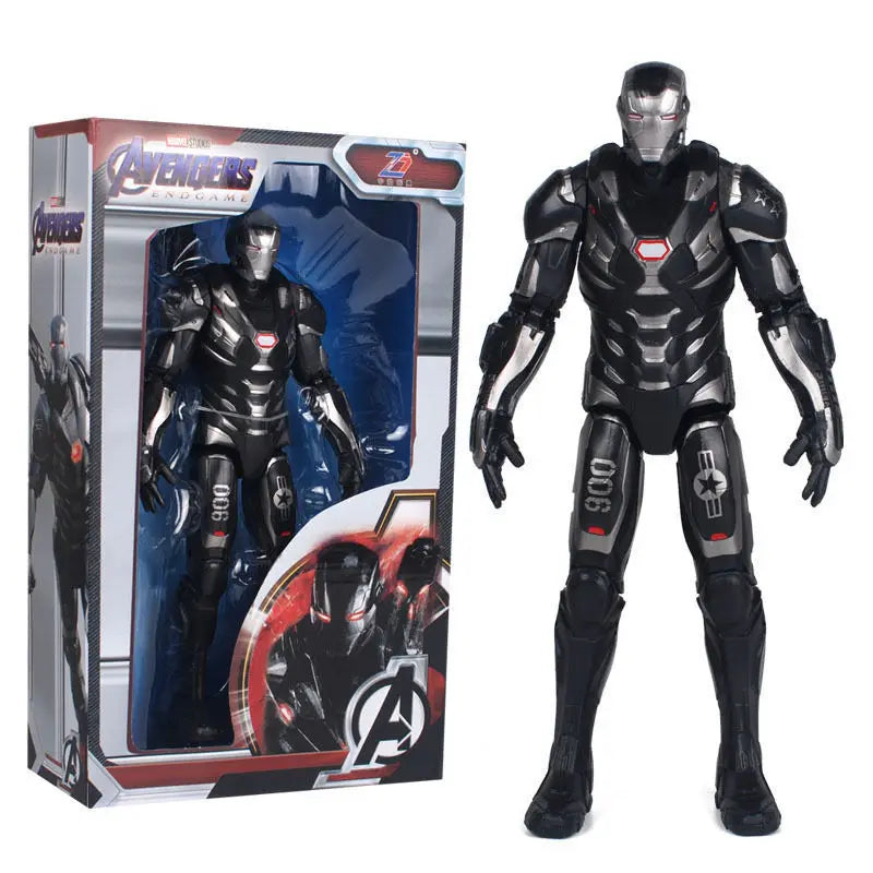 War Machine Figur – schwarz-silberne Rüstung