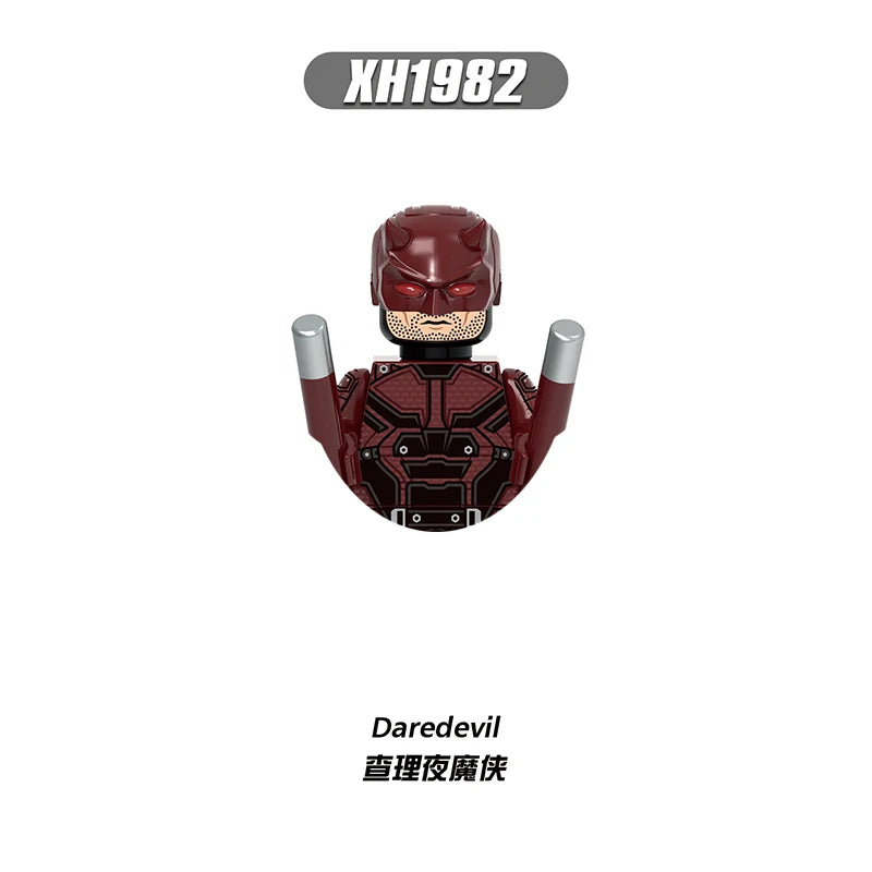 Daredevil-Figur – rote Minifigur
