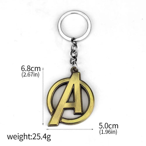 Schlüsselanhänger Avengers Logo A - Bronze Glatt