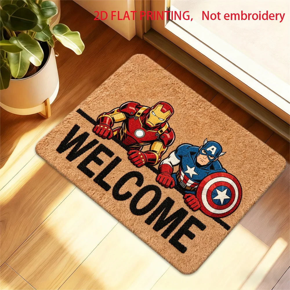 Teppich Marvel Avengers - Design Welcome Iron Man Captain America