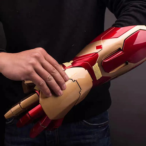 Iron Man Mechanischer Arm - Unterarm MK42 Rot und Gold