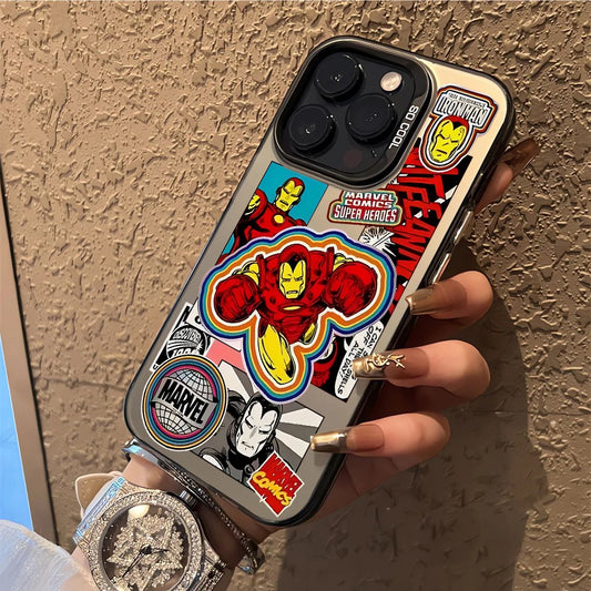 Iron Man Handyhülle - Retro Comic Design