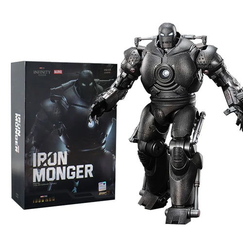 Iron Monger Figur - Obadiah Stane mit Infinity Saga Box