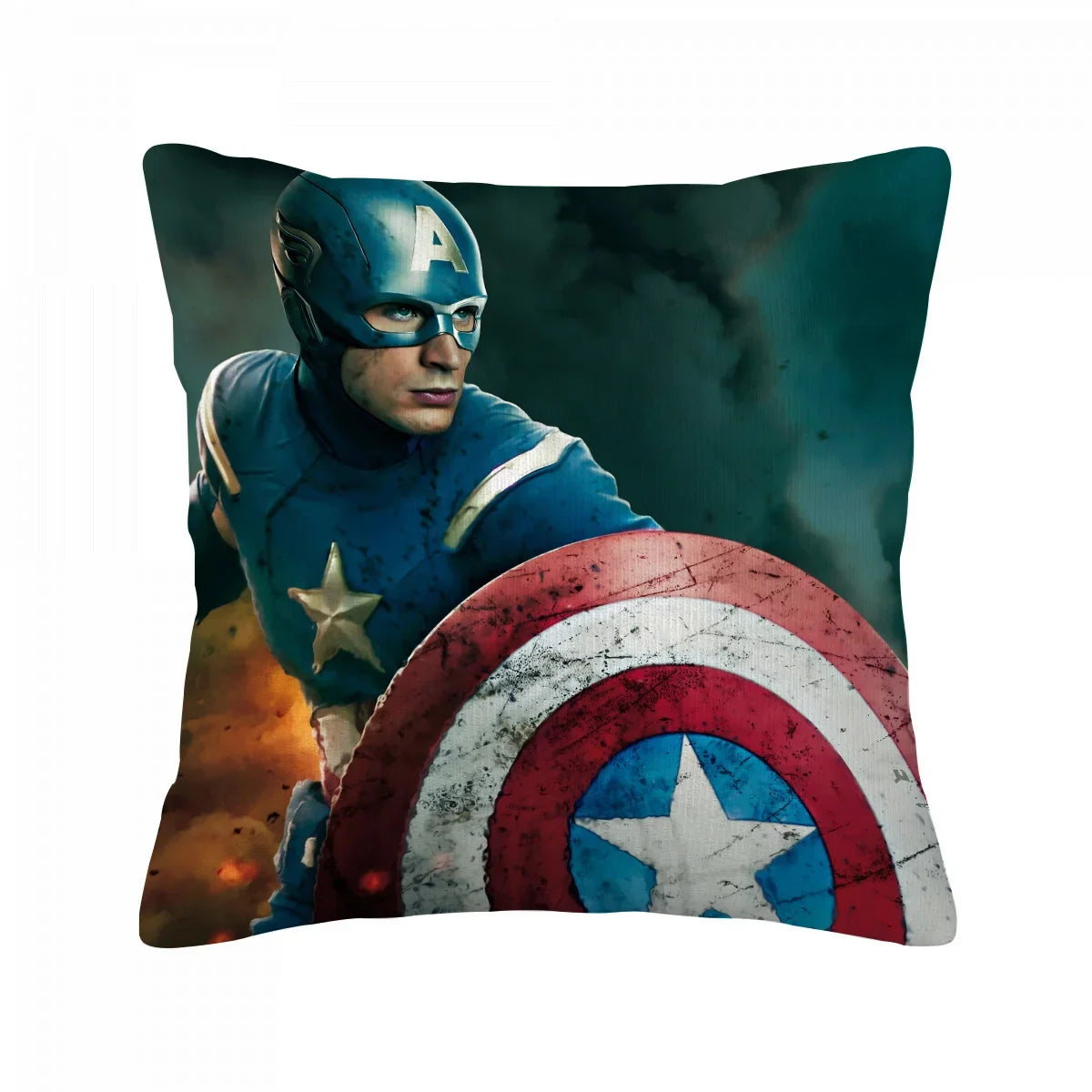 Kissenbezug Captain America – Schild Explosion