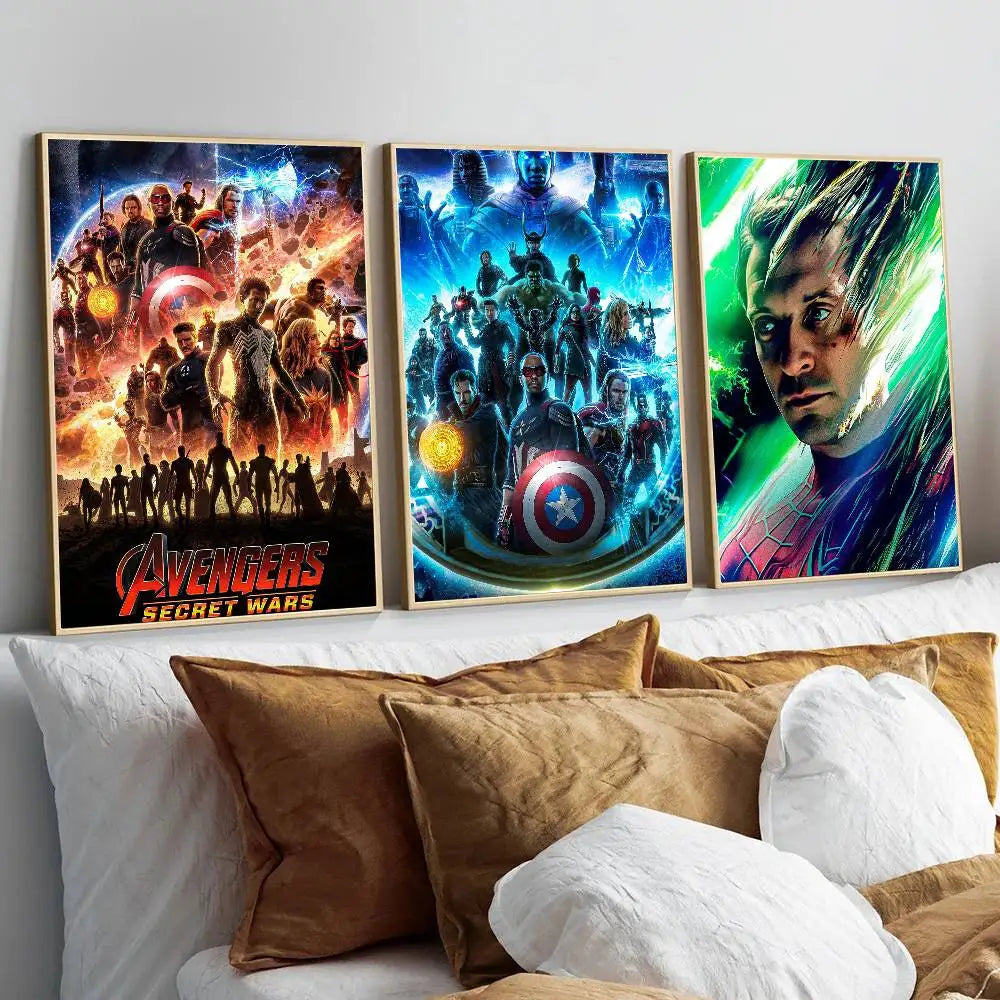 Avengers Secret Wars Poster – Kosmische Explosion Team-Design