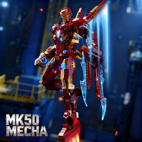 Bausteine Set Iron Man MK50 Mecha - Energieklingen 1500+ Teile
