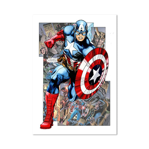 Poster Captain America - Comic