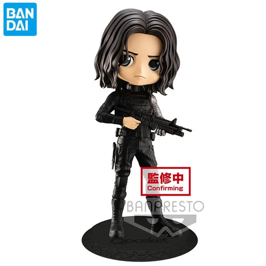 Winter Soldier Figur – Unmaskiert mit Gewehr