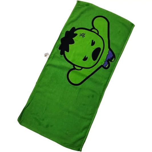 Handtuch Kinder Avengers Hulk – Grünes Cartoon-Gesicht
