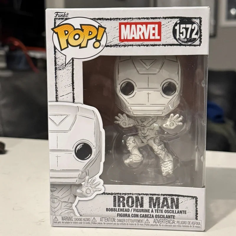 Funko Pop Marvel Avengers Iron Man – Skizze Weiß #1572