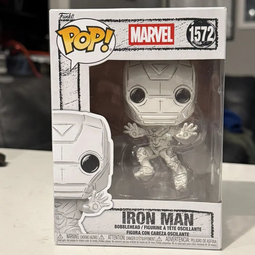 Funko Pop Marvel Avengers Iron Man – Skizze Weiß #1572