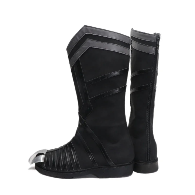Black Panther Schuhe - Schwarze Krallenstiefel