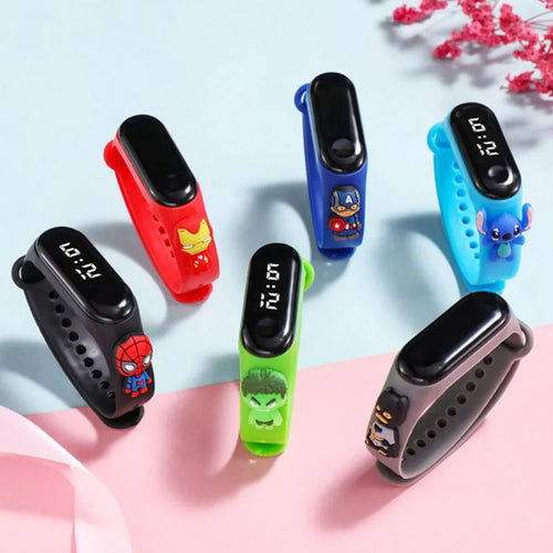 LED Avengers Uhr - Kinder Wasserdicht Superheld