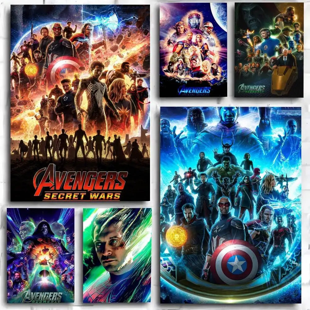Avengers Secret Wars Poster – Kosmische Explosion Team-Design