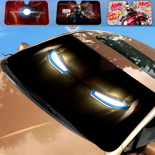 Iron Man Auto Sonnenblende - UV-Schutz Windschutzscheibe