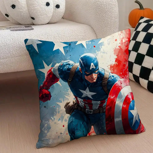 Kissenbezug Captain America – Studio-Porträt