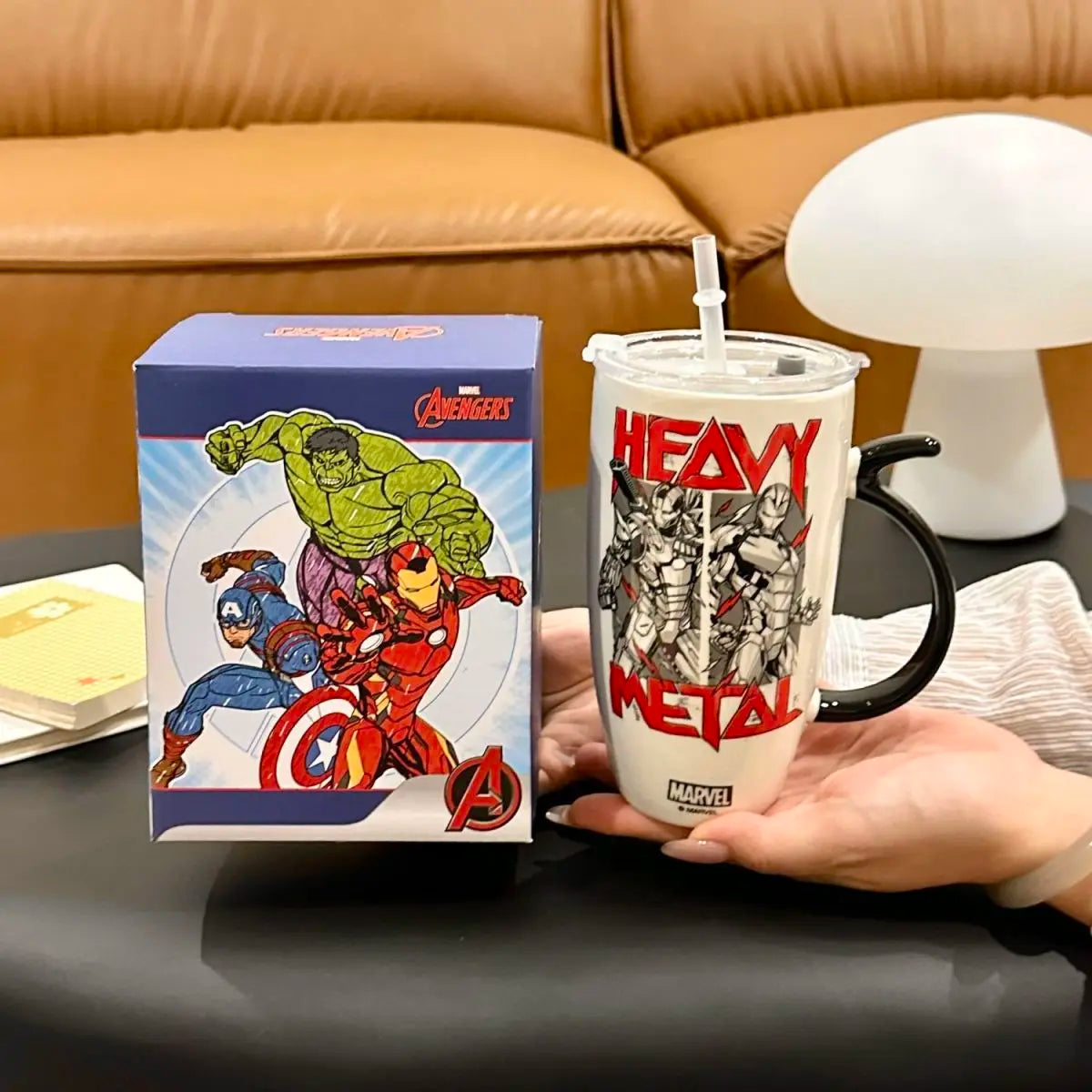 Tasse Avengers Iron Man - Heavy Metal Weiß