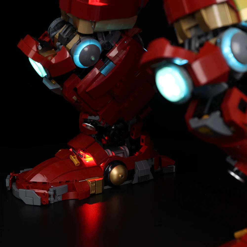 LED-Beleuchtungsset für LEGO Hulkbuster 76210 – Komplettbeleuchtung
