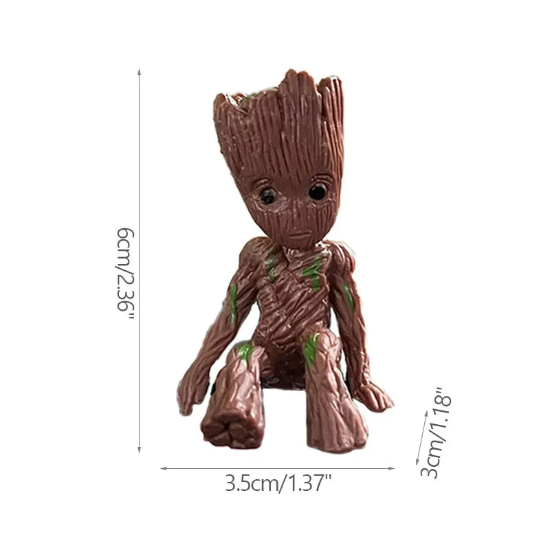 Baby Groot Pflanzentopf – Bleistifthalter mit verschiedenen Posen zur Aufbewahrung