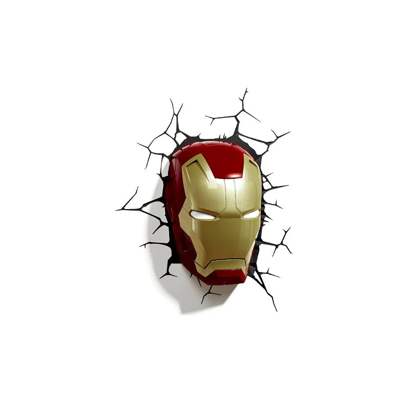 Avengers Iron Man Captain America Aufkleber - 3D Trompe-l'œil Wandbild