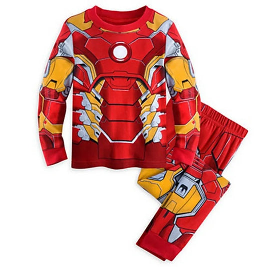 Kinder-Schlafanzug Avengers Iron Man – Reaktor Rot Gold