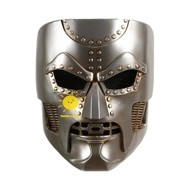 Doctor Doom Cosplay Kostüm - Maske und grüner Overall
