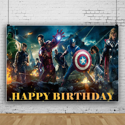 Avengers Geburtstagsposter 2012 - Happy Birthday