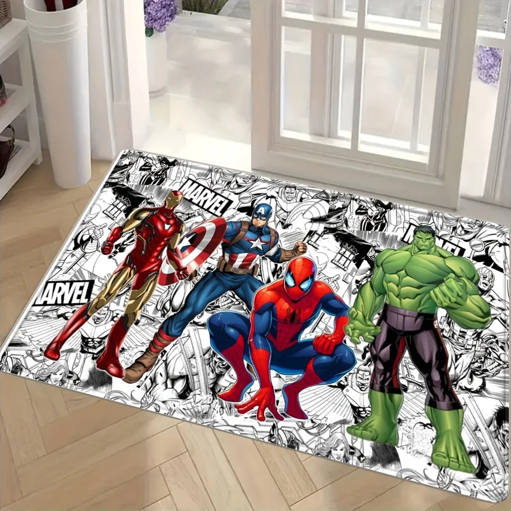 Avengers Iron Man Teppich - Flug über die Erde