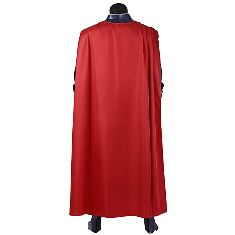 Thor Love and Thunder Cosplay Kostüm - Odinson Jumpsuit Roter Umhang Rüstung