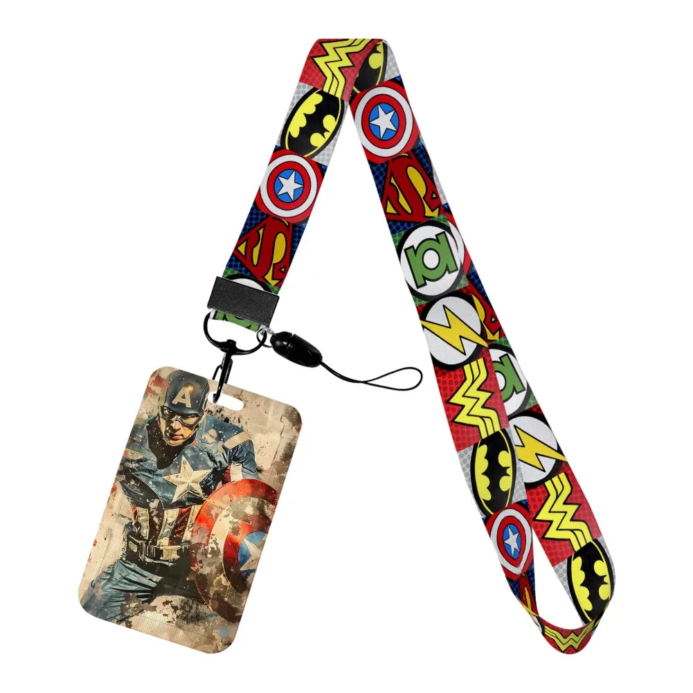 Ausweishalter Captain America - Vintage-Stil