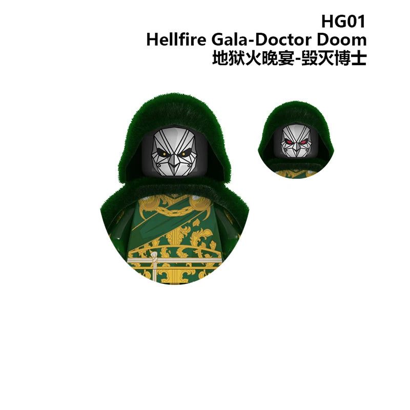 Figur Doctor Doom - Hellfire Gala Grün Gold