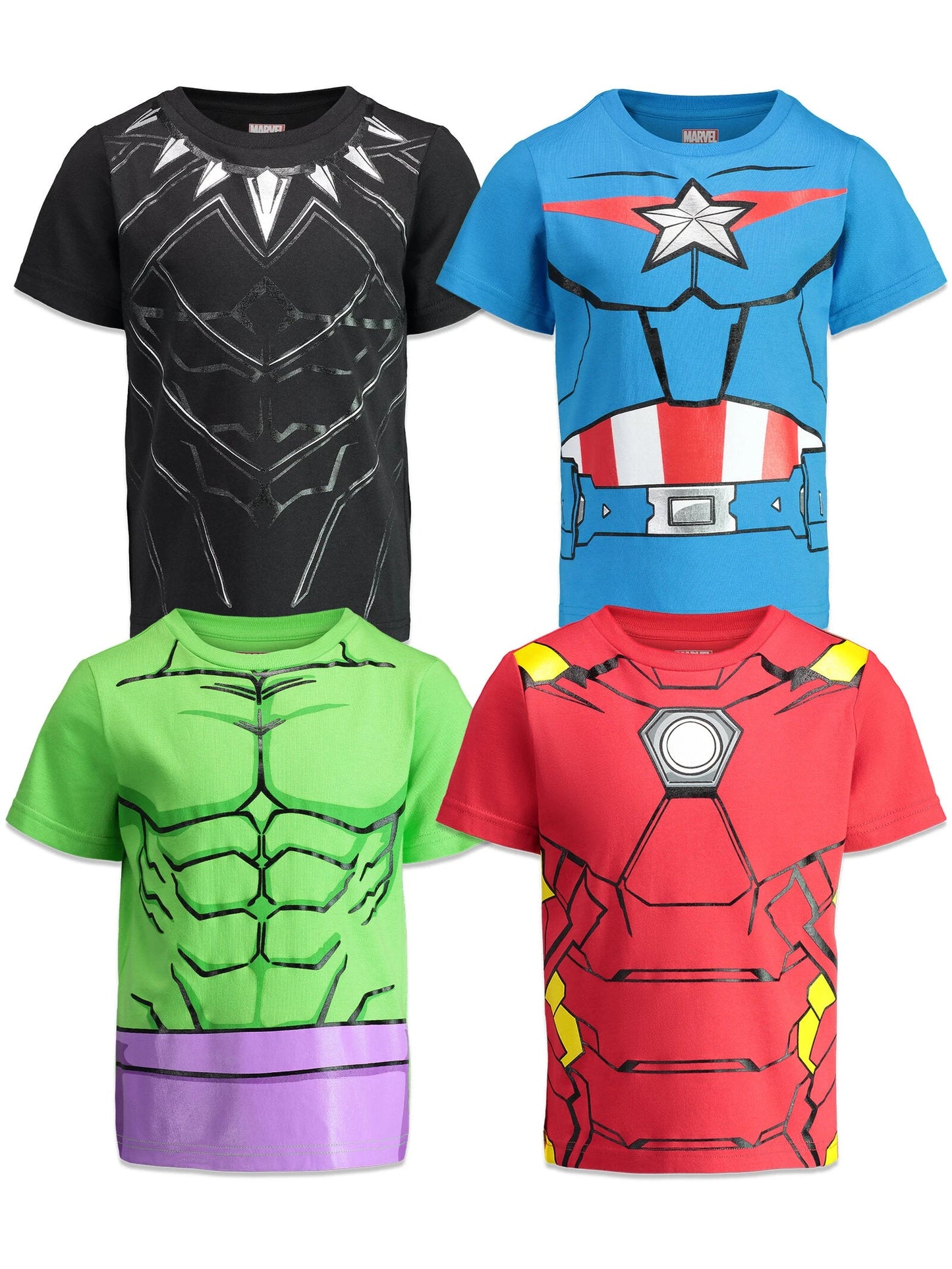 Kinder T-Shirt Avengers Hulk - Superheld Grün