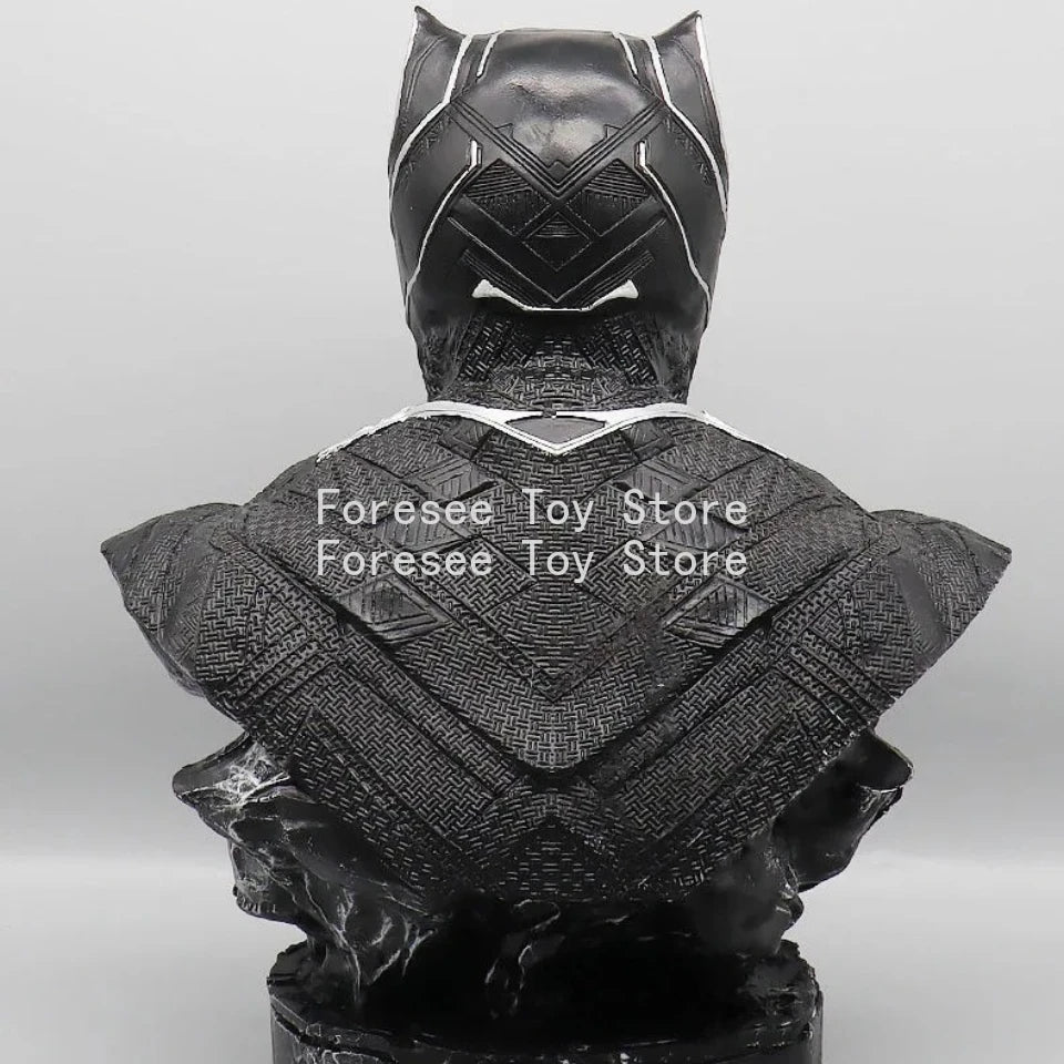Avengers Black Panther Büste - Vergoldete Harzskulptur 35cm