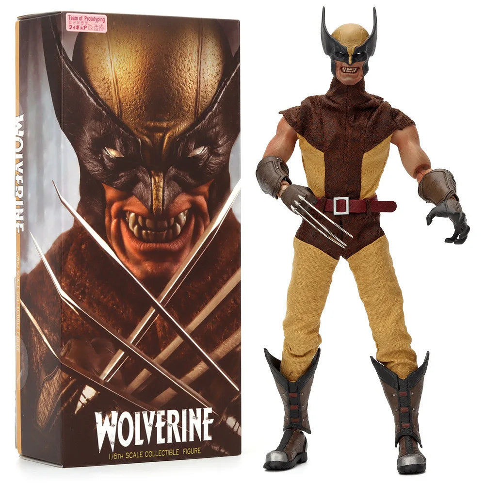Sammelfigur 1:6 Wolverine – Vintage Braunes Kostüm
