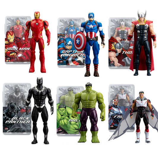 Avengers Set – Sammelfiguren Iron Man Thor Hulk Spider-Man 18cm