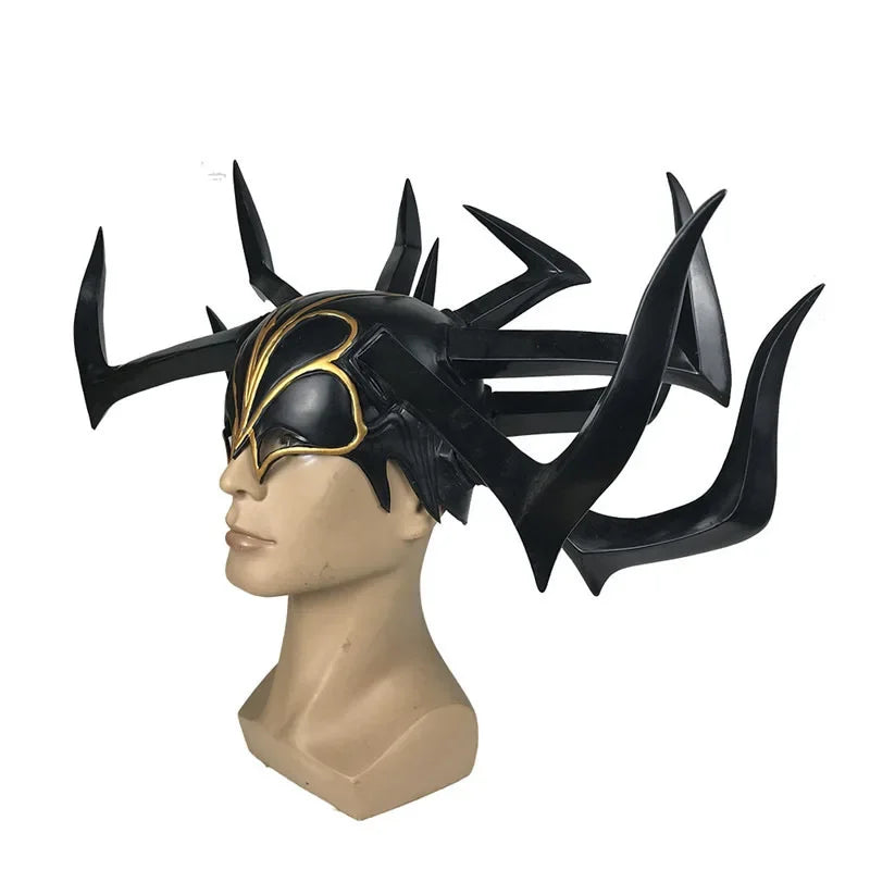 Hela Cosplay Helm – Göttin des Todes Schwarze Krone