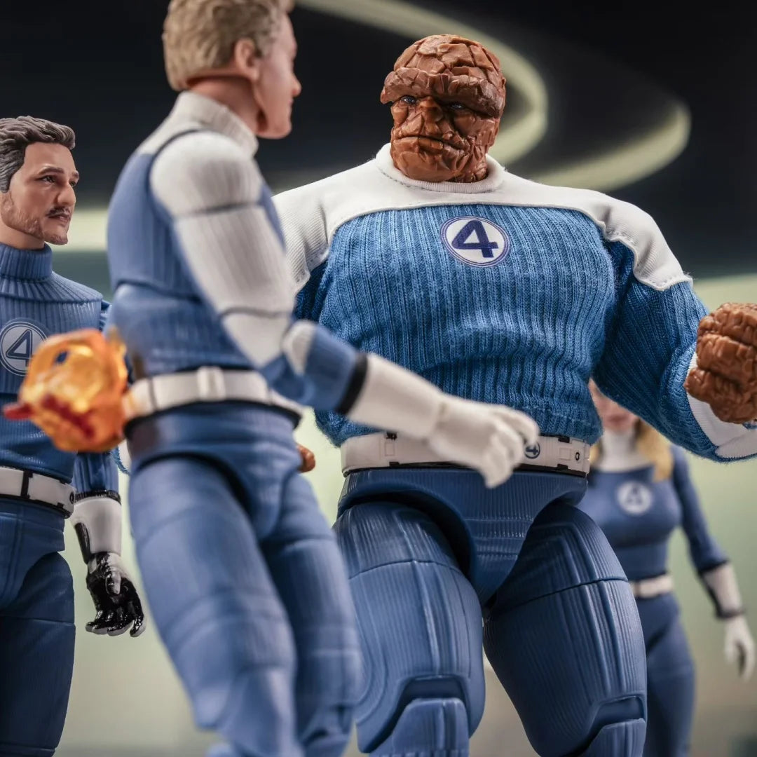 Figur The Thing – Blau-weiße Fantastische Vier Uniform