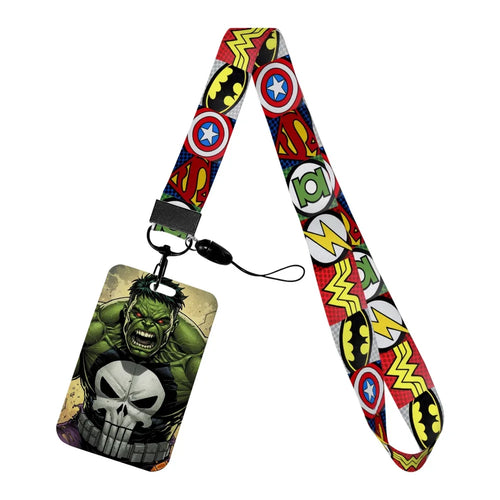 Ausweishalter Hulk - Brüllender Punisher-Schädel