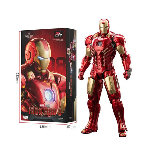 ZD Toys Iron Man MK8 Figur – Tony Stark Actionfigur