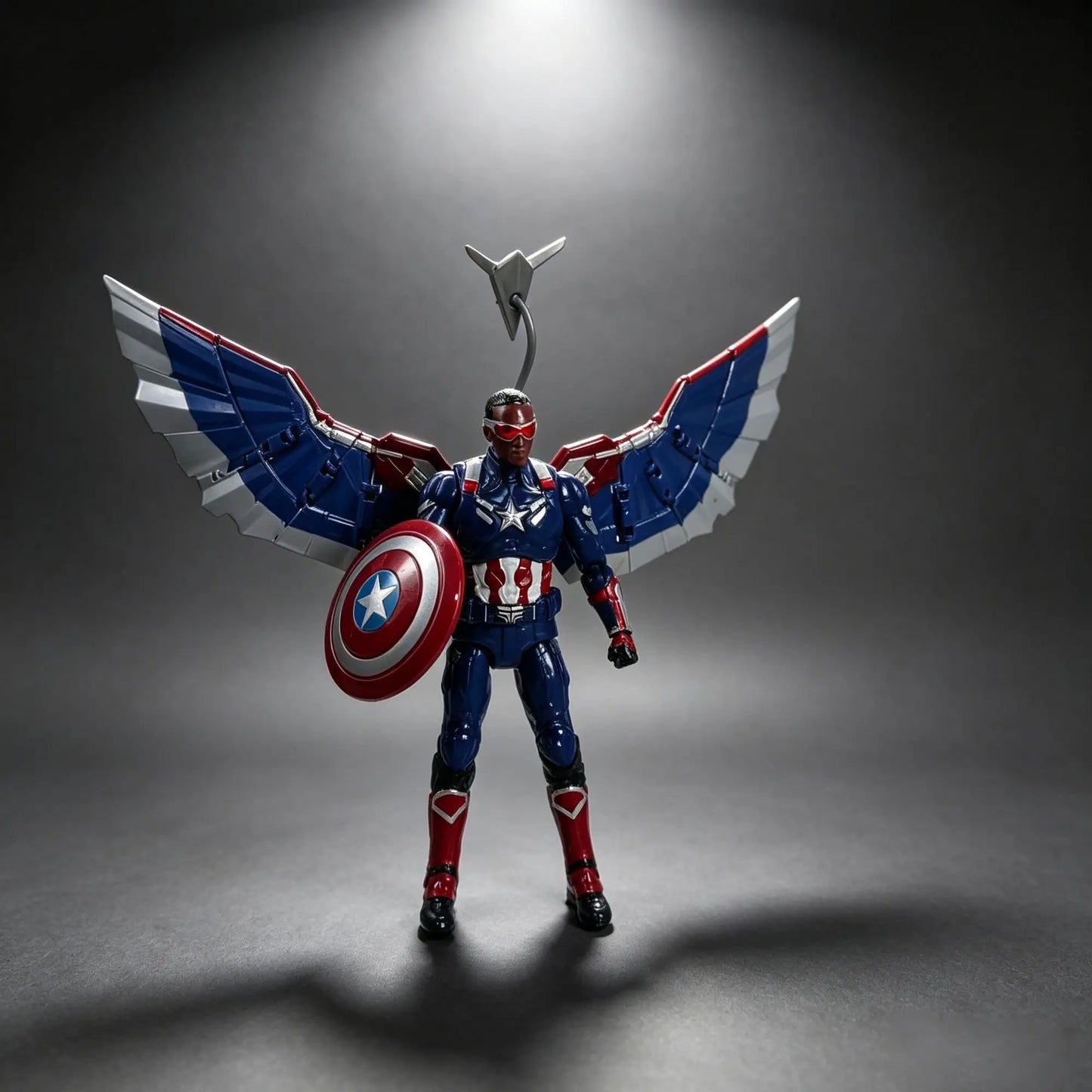 Marvel Legends Captain America Falcon Figur – ausgebreitete Flügel