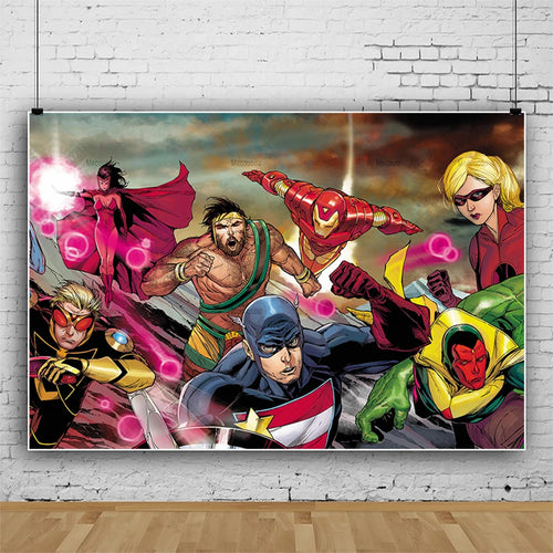 Mighty Avengers Poster – Helden-Cover