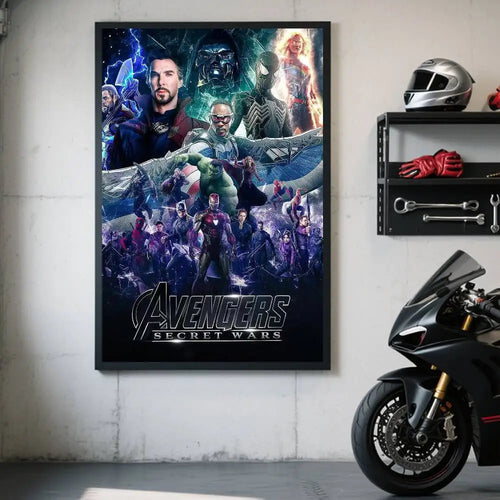 Poster Avengers Doomsday – Design Portraits Loki Captain Marvel