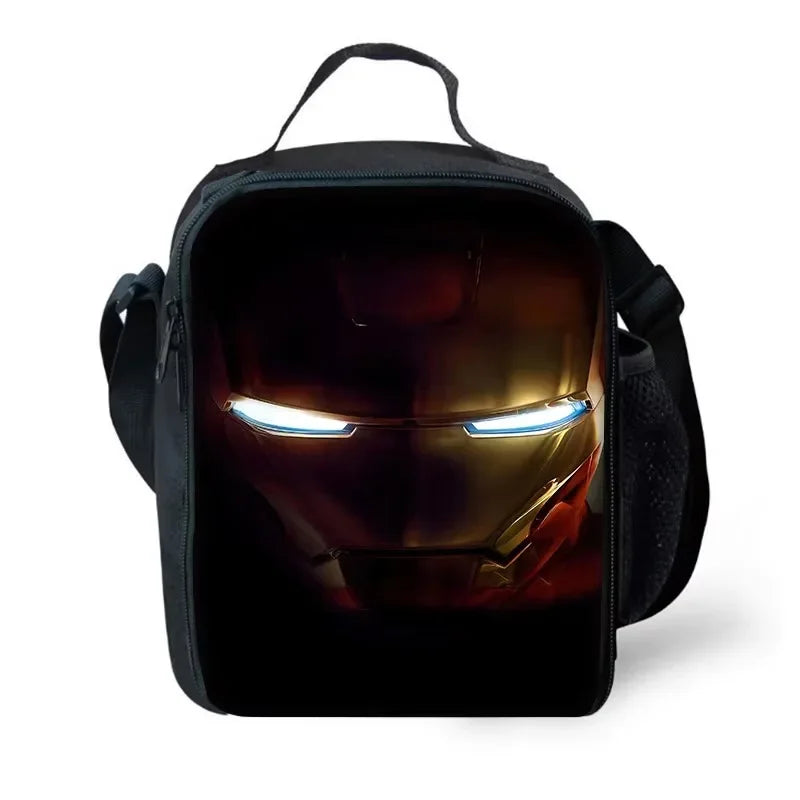 Avengers Iron Man Lunchtasche - Nahaufnahme Helm Dunkel